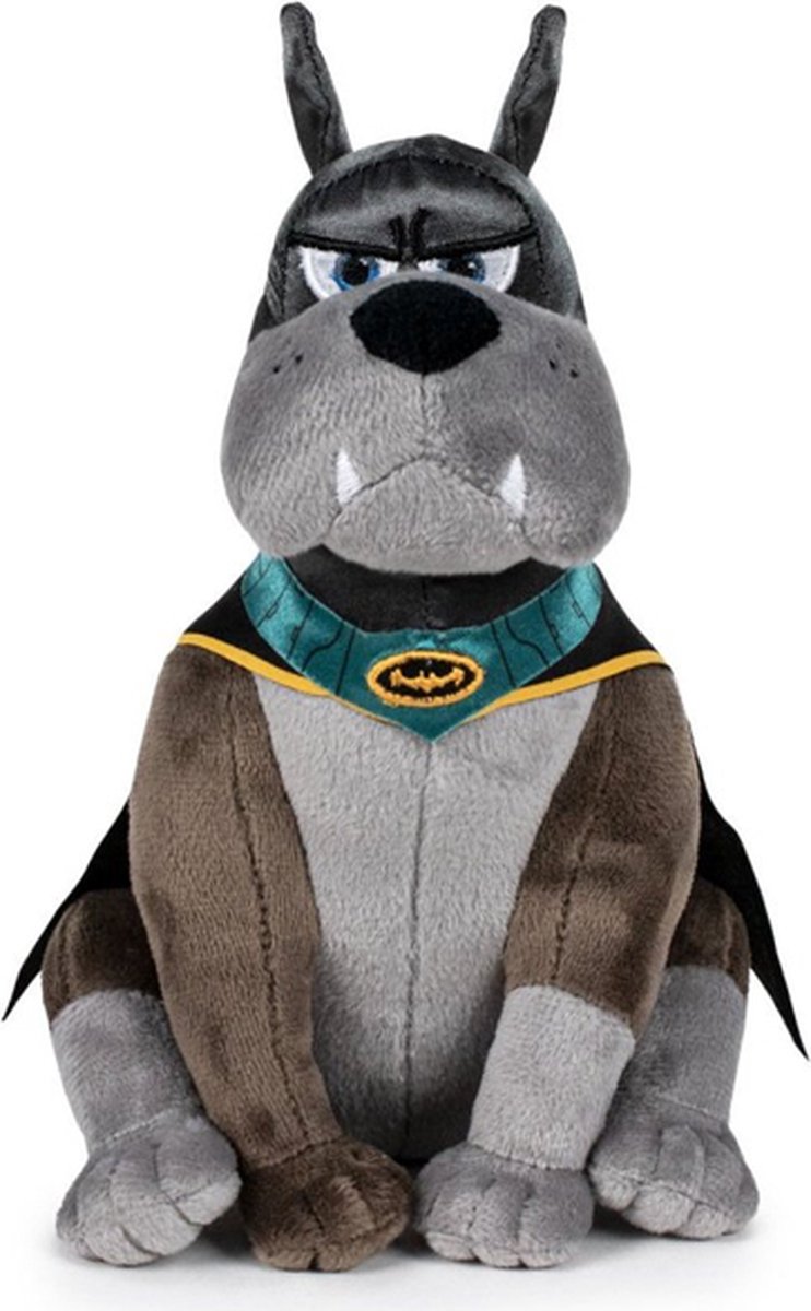 Ace (Batman) - DC Club van Super-Pets Pluche Knuffel 30 cm {DC Comics Plush Toy Superpets | Speelgoed Knuffeldier voor kinderen jongens meisjes | Superman, Batman, Wonder Woman, Robin | Ace Krypto}